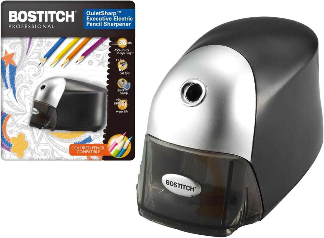 Bostitch QuietSharp Executive Electric Pencil Sharpener (EPS8HD-PDQ)