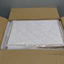 Clear Storage Bins with Lids - 4 Tier Plastic Bins with Wheels, Stackable Storage Bin, Closet Organizers Box for Bedroom, Living Room, 23 QT Folding Box with Magnetic door (White)