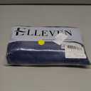 ELLEVEN Women's Low-Rise Baggy Jeans, High Stretchy Y2K Wide Leg Jeans Boyfriend Straight Leg Denim Pants (6, Dark Blue Denim)