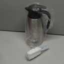 68oz Coffee Carafe Airpot Insulated Coffee Urn Stainless Steel Vacuum Thermal Pot Flask for Coffee, Hot Water, Tea, Hot Beverage - Keep 12 Hours Hot, 24 Hours Cold (Silver)