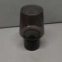 Mushroom Lamp,Small Table Lamp,Mini Cute Lamp Nightstand Lamp Kitchen Glass,Translucent Raindrop,Suitable for Bedrooms, Kitchens, Bedside, Girl Gifts (Raindrop Black)