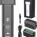 Electric Razor for Men Face,2 Adjustable Speeds Foil Shavers for Men for Beard/Face Beard Trimmer Waterproof Wet & Dry with 3 Floating Blade LED Display USB-C Fast Rechargeable for Travel Home