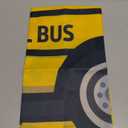 School Bus Photo Prop Selfie Frame Back to School Backdrop Party Decoration First Day of School Photo Booth Welcome Party Banner Supplies for Students Teacher Birthday Yellow Bus Party Sign