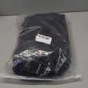 CHARTOU Women's Casual Thicken Wool Blend Stand Collar Single Breasted Pea Coat (Black), S