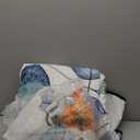 Autumn Thanksgiving Pumpkin Blue Leaf King Quilt Bedding Set,Summer Quilt Lightweight Quilted Coverlet with 2 Pillow Shams, Fall Harvest on Wooden Grain 3-Piece Bedspread Quilt Set for All Season (96x106in, Blue and Burnt Orange)