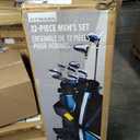 Callaway Golf Men's Strata Complete 12 Piece Package Set (Blue, 12 Piece (Strata), Men's, Right Hand) Driver 460cc, Fairway Wood 3w, Hybrid 5-hybrid, Irons 6-P W 6i, 7i, 8i, 9i, Putter, Stand Bag