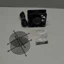 DEWENWILS 120V AC Fan, Waterproof Exhaust Fan 120mm, 18W 2850RPM 90CFM, DIY Cooling Fan for Refrigerator, Computer Case, Compressor Engine, Generator, UL Listed