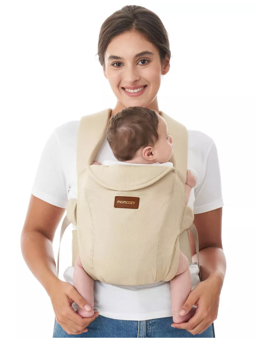 Momcozy Newborn Baby Carrier - Ivory