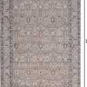 Kuden 3x5 Small Rug, Machine Washable, Non-Slip Backing, Vintage Style, Soft, Low Pile, Area Rugs for Entryway Kitchen Indoor Entrance