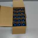 15 Pack G40 Blue Light Bulb LED Christmas Replacement Bulbs, 1 Watt E12/C7 Candelabra Base Globe Light Bulbs for Outdoor String Lights, Shatterproof Plastic Clear Night Light Bulbs, 120 Volt