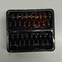 6 Pieces Hair Claw Clips, Morhom 1.3 Inch Jaw Clips for Thick or Medium Hair (Brown,Black)