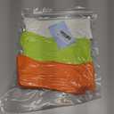 Women's Neon Scrunch Crew Socks 80s 90s Retro 3-Pack Cotton Stacked Boot Calf Cozy Ribbed Slouchy Socks Size 5-10 (1-white/Neon Green/Neon Orange)