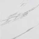 VEELIKE 12'' x 12'' Vinyl Floor Tiles - Peel and Stick White Marble Flooring - Self Adhesive, Waterproof Sticker Tiles - Decorative for Bathroom, Bedroom, Kitchen, Walls, Basement - 24 Pack