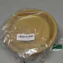 WELLIFE Gold Party Plates 9 Inch -150 Count, Disposable Plastic Dinner Plates for Party Dessert Cake Wedding Engagement Birthday