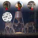 Duraaamo 6 Pack Feeder Spikes Deterrent Strips with Self Tapping Screws