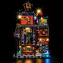 LED Lighting Compatible with LEGO NINJAGO City Workshops 71837，Light Kit Compatible with LEGO 71837, NOT Included The Model Set - JUST Lights