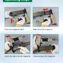 meite 18 Gauge Brad Nails, 1-1/4-Inch 18GA Brad Nails, Galvanized Nail Gun Nails for Pneumatic, Electric Brad Nailer Gun (5,000 Counts)