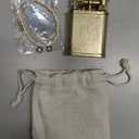 2 in 1 Lighter Permanent Match Antique Style Lift Arm Kerosene Lighter with Permanent Match (Bronze)