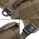 EXCELLENT ELITE SPANKER Tactical Dog Harness Vest with Handle Military Dog Harness Adjustable Training Harness No Pull Dog Harness for Small Medium Large Dogs(Ranger Green-M) (M (Chest:27.5''-35.4''))