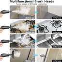 Steam Cleaner, Steamer for Cleaning, 2500W Pressurized Steam Cleaner with 12 Attachments, Portable Steamer Cleaner for Home Car Kitchen Bathroom Furniture Tile Grout (Rose Gold)