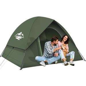 Tents for Camping 3-4 Person with Rainfly, Camping Tents Waterproof Windproof, Not Crowded for 2 Person Camping Tent, Outdoor Dome Tent Easy Setup, Backpacking Tent for Adventure Backyard
