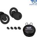 4 PACK Doperock 33DB Ear Plugs for Noise Reduction, Reusable Concert Earplugs Hearing Protection, Soft Silicone Ear Plugs for Sleeping, Focus, Noise Sensitivity - 8 EarTips in XS/S/M/L