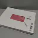 Vonty Ruffled Pillow Cases Standard Pillowcases(20x26), Decorative Ruffle Pillowcases - Hot Pink Pillow Cases Set of 2, Scalloped Euro Sham Farmhouse Pillow Shams with Envelope Closure