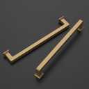 3818 10 Pack 6.3inch(160MM) Champagne Bronze Cabinet Pulls,Champagne Gold for Kitchen Cabinet Handles,Kitchen Handle for Cabinets Cupboard Handles Drawer Pulls