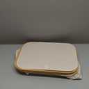 BALEINE Laundry Hamper with Lid, Tall Laundry Baskets with Bamboo Pull Handles, Large Laundry Bin with Internal Support (26 Gal/100L, Beige)