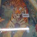 Tiger in Bathtub Canvas Wall Art Funny Animal Bathroom Painting Picture Wall Decor Maximalist Trendy Dopamine Aesthetic Poster Print Artwork for Bathroom Toilet Home Decoration, 16x24in