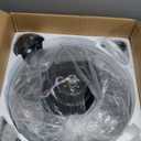 42 inch Retractable Ceiling Fan with Lights,6 Speed Dimmable Silent Fan,Modern Ceiling Fan with Light Remote Control for Bedroom Living Room Kitchen (Black)