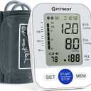Blood Pressure Monitor, Upper Arm Blood Pressure Monitors for Home Use, Automatic Digital BP Machine, Adjustable Blood Pressure Cuff, High BP Monitor for 2 Users, Large LCD Display, Storage Bag