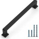 10 Pack 6.3"(160mm) Matte Black Cabinet Pulls Kitchen Cabinet Handles Drawer Pulls Cupboard Hardware for Cabinets CK0078