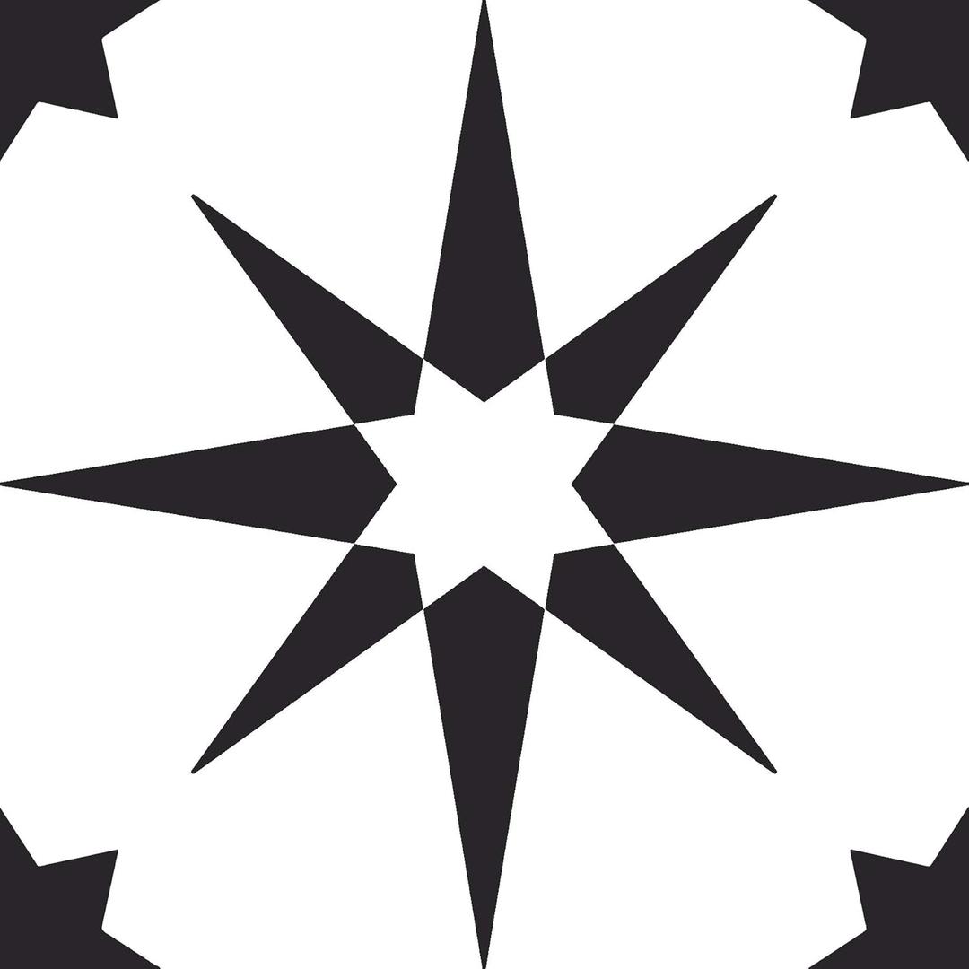 FloorPops FP2948 Altair Peel & Stick Floor Tiles, Black (12"L x 12"W x 0.06"T)