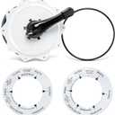 270067 2 Inch Top Valve Assembly Fit for Pentair Hi-Flow Top and Side Mount Pool Spa Multiport Valve Replace# 261177 261173 261152