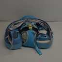 Mambobaby Float Upgrade Add Tail Baby Float with Canopy for Infant Waist Swimming Ring Swim Trainer Non-Inflatable Floats Toys with Adjustable Safety Strap (Blue - Dinosaur)