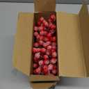 Fvawe 32 Pcs Christmas Tree Decorations, Tree Ornaments, 8 Inch Artificial Snowy Red Berry Stems Christmas Picks Filler, Holly Frosted Berries Xmas Holiday Decor