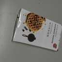 7 Inch Round Cast Iron Waffle Iron Plant Oil Care Two Piece Hinged Non Electric Waffle Maker for Indoor and Outdoor Picnics
