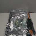 FIORETTO Canvas Tote Bag for Women with Zipper Closure & Individual Compartments for Work College for Teacher & Nurse (Medium, Black&brown)