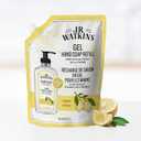 2 x J.R. Watkins Gel Hand Soap Refill, Moisturizing Hand Wash, Formulated with Plant-Based Cleansers, Alcohol-Free, Cruelty-Free, Lemon, 34 Fl Oz, 2 Pack