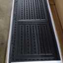 Patiowell 8x10 FT Plastic Shed Outdoor Storage Shed with Floor, Resin Garden Tool Shed Lockable Door & Two Windows for Patio, Backyard, Bike & Organizer, Beige