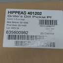 Hippeas Chickpea Puffs, Grillo's Dill Pickle, 3.75 Ounce (Pack of 6), 3g Protein, 2g Fiber, Vegan, Gluten-Free, Crunchy, Plant Protein Snacks BB 3/10/26