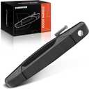 A-Premium Exterior Door Handle Front Driver Side Compatible with 2007 2008 2009 2010 2011 2012 2013 2014 Chevy Silverado 1500 Tahoe Suburban Avalanche & GMC Sierra Yukon, Black, # 15915106 20828237