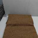 JSEI Dirt Trapper Door Mat 32"x48" Non-Slip Washable Entrance Mat, Dog Doormats, Absorbent & Fade-Resistant Floor Mats, Low Profile Welcome Mats for Entryway, Front Door, and Inside Entrance, Brwon (Brown)