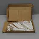 Homemory 12PCS Christmas LED Window Candles with 6h Timer, 2X Brighter Flameless Taper Candle with Suction Cups Battery Operated for Window, Flickering Candlesticks for Christmas Home Wedding Decor