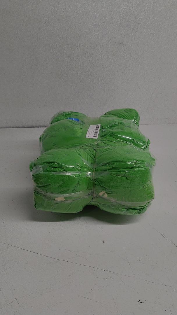 8 Skein Chunky Yarn for Hand Knitting, Big Blanket Yarn Jumbo, Soft Chenille Yarn Bulky, 0.5lb/25yds, Green Tea