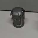 Lichamp LED Camping Lantern, 4 Pack Battery Powered Flashlight for Power Outages, Portable Collapsible Hanging Light Essential for Home, Outdoor, Emergency Lamp Survival Kit Gear for Hurricane, Gray