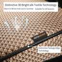 Auto Newer Breathable Universal Four Seasons Car Seat Covers, Luxury Car Seat CushionProtectors for Front Seat Bottoms,Compatible with 95% Vehicles Fit for Cars Truck SUV (Gold Beige,2PCS)