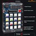 DIY Electronic Calculator Kit, 6-Digit Display, Soldering Practice Project with Resistance Reader