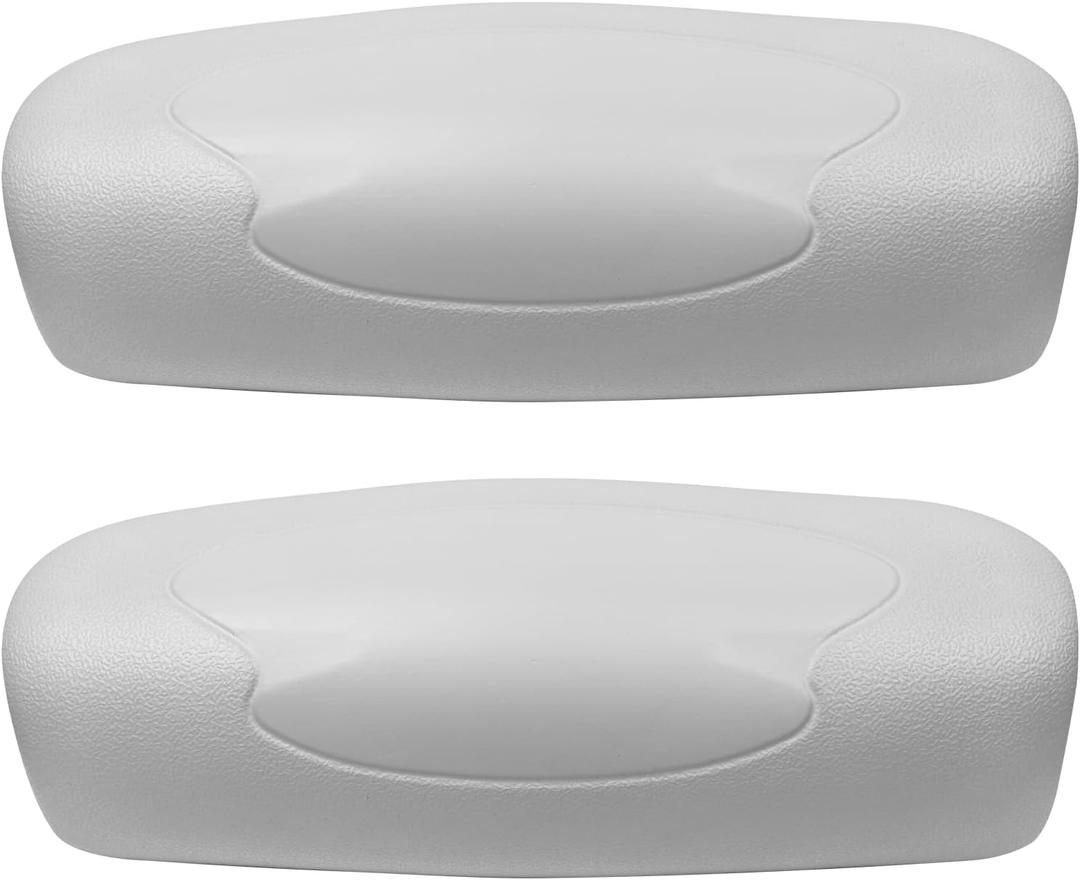 2 PCS 72597 Spa Neck Pillow Fits Hot Spring Spas 2002-2007,for Hot Spring Grandee 2002-2007, Hot Spring Vista 2004-2007, Hot Spring Envoy 2004-2007- 13.2L x 5.5L -Cool Grey